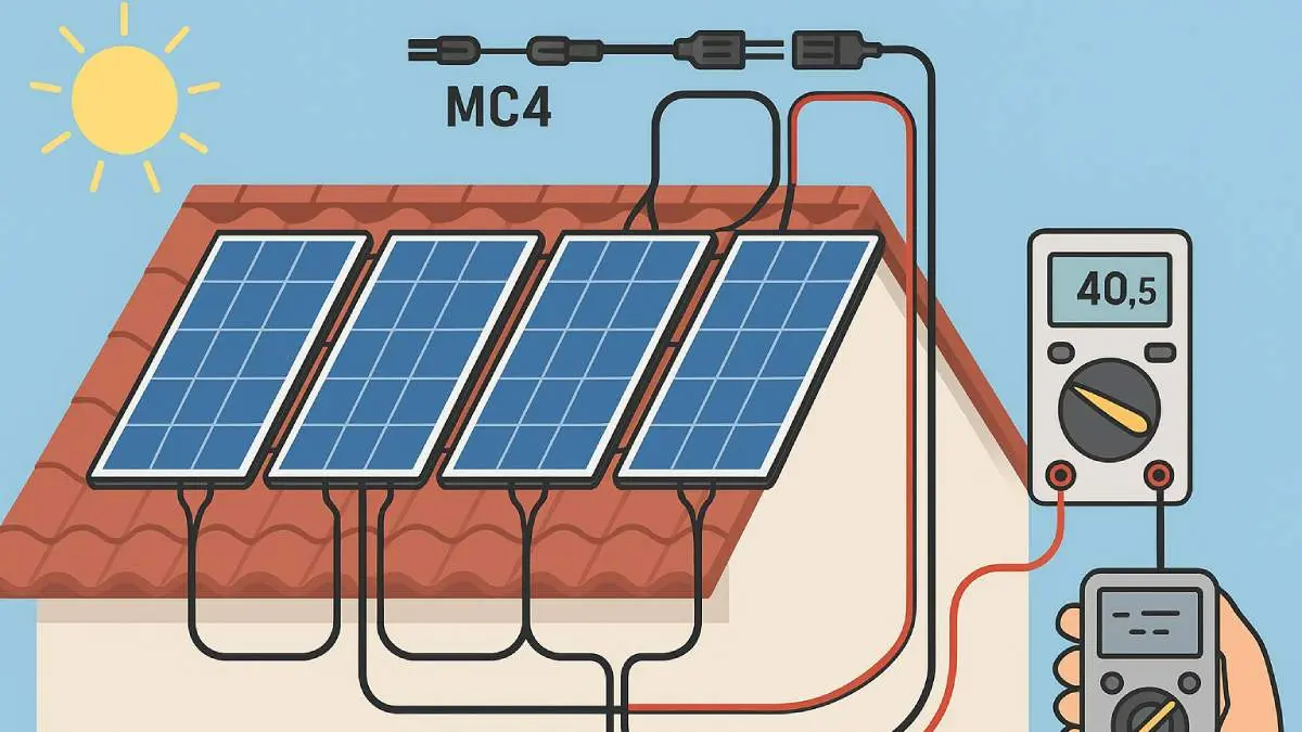 Connecteurs Y Répartiteurs Solaire MC4 – Parallélisation Panneaux Photovoltaïques, 2 Paires + Clés